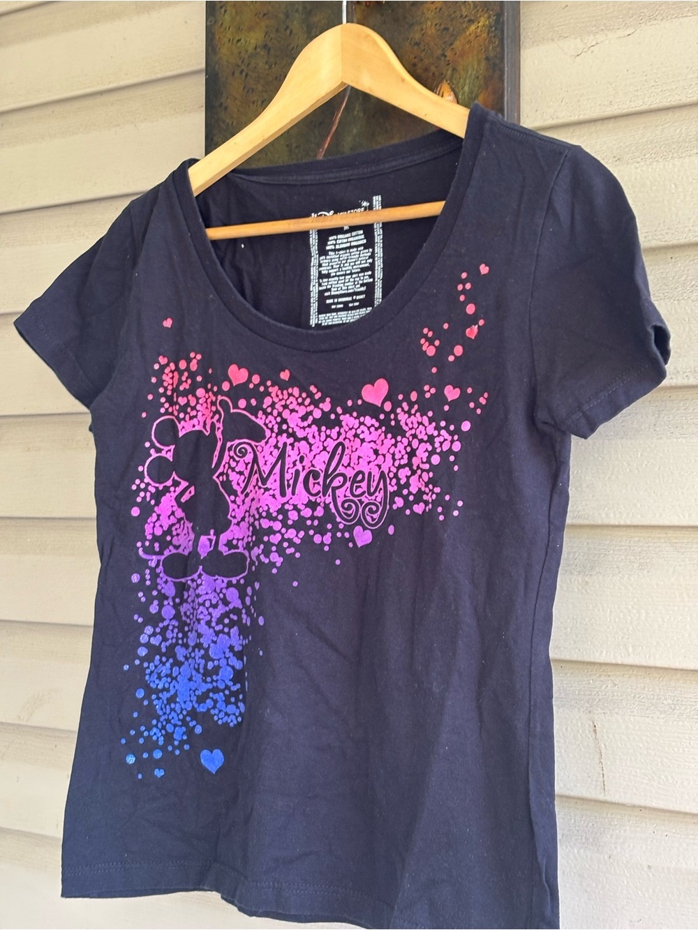 Disney Women's Short Sleeve Tee - Black